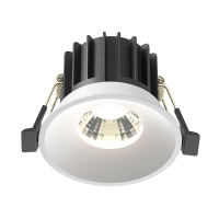 Встраиваемый светильник Maytoni Technical Round DL058-12W4K-W