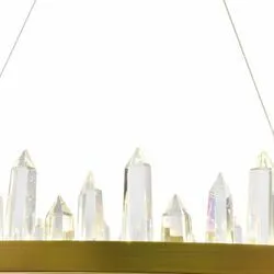 Подвесная светодиодная люстра Maytoni Gletscher H186-PL-01-61W-BS