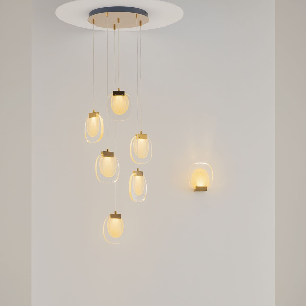 Подвесной светодиодный светильник Maytoni Modern Biology MOD367PL-L18BBSK