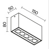 Уличный потолочный светильник Outdoor O309CL-L10GF3K