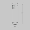 Трековый светильник Technical TR143-1-5W3K-W-BS