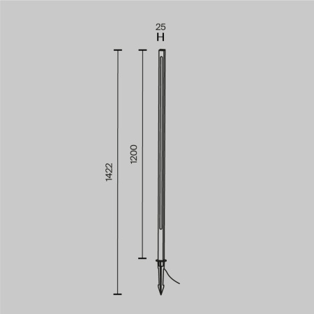 Ландшафтный светильник Outdoor O440FL-L18GF3K
