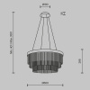 Подвесной светильник Maytoni MOD486PL-L38BSK
