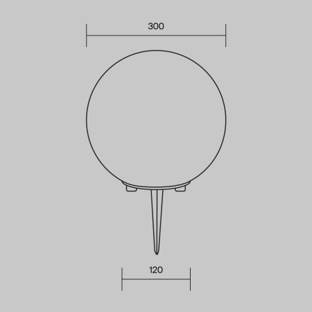 Ландшафтный светильник Outdoor O594FL-01W