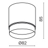 Потолочный светильник Technical C088CL-GX53-B