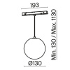 Трековый светильник Technical TR039-4-5WTW-DD-B
