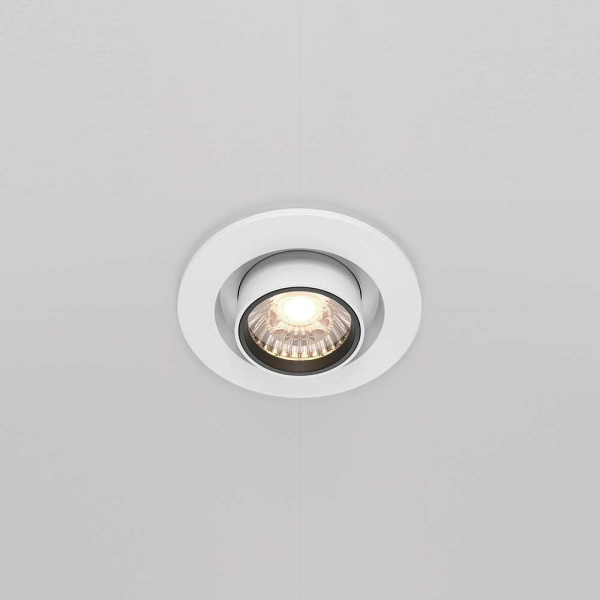 Встраиваемый светодиодный спот Maytoni Technical Hidden DL045-01-10W4K-W