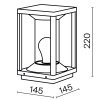 Ландшафтный светильник Outdoor O452FL-01GF