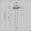 Встраиваемый светильник Technical C140TRS-L300-7W3K-W