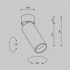 Потолочный светильник Technical C055CL-L12W3K-SS-B
