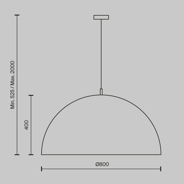 Подвесной светильник Maytoni Modern MOD169PL-05GB1