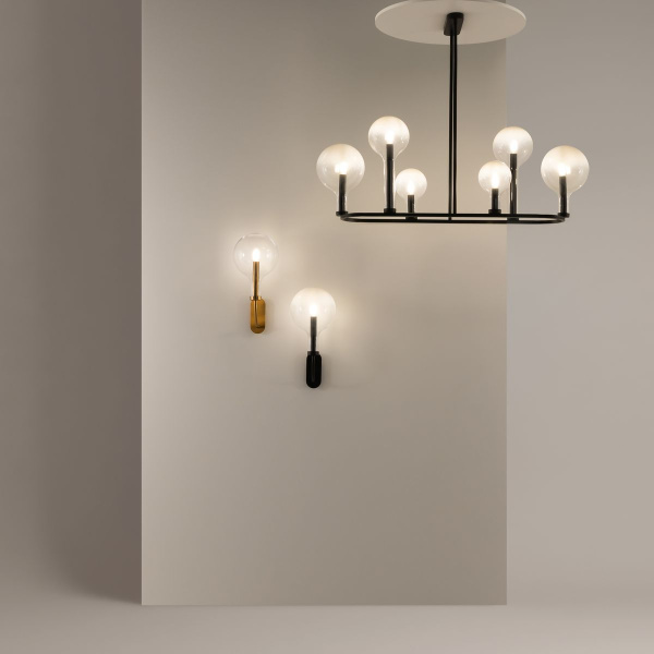 Настенный светильник (бра) Maytoni Status MOD333WL-01B