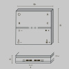 Панель управления Lighting control DRC034-8-W