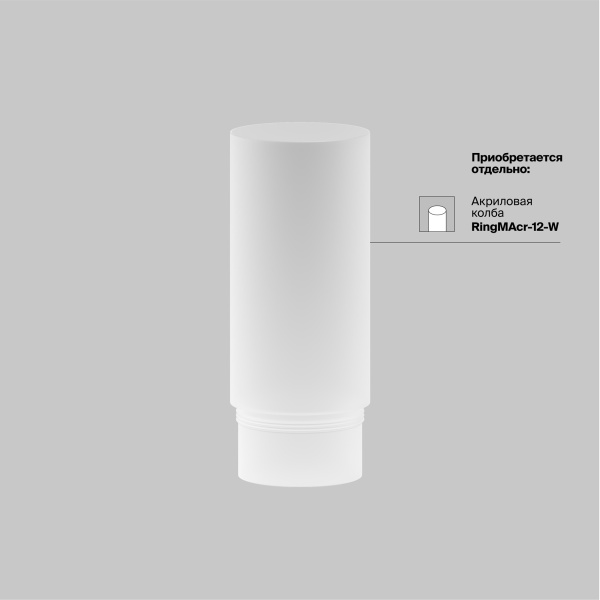 Трековый светильник Technical TR032-2-12W4K-M-BW