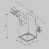Трековый светильник Technical TR121-2-7W4K-W