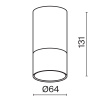 Потолочный светильник Technical C007CW-01B