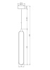 Подвесной светильник Maytoni MOD017PL-L13G