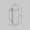Уличный настенный светильник Outdoor O434WL-L12GF3K