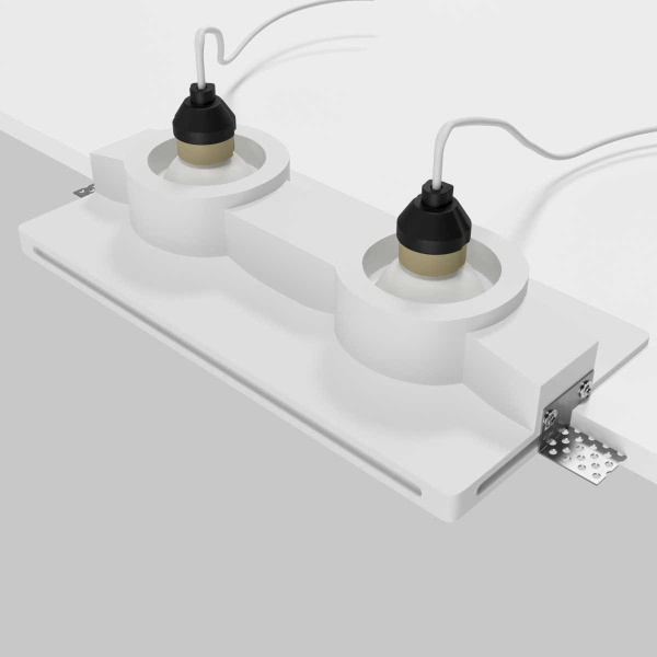 Встраиваемый светильник Maytoni Technical DL124-GU10-02-TRS-W