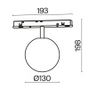 Трековый светильник Technical TR038-4-5WTW-DD-B