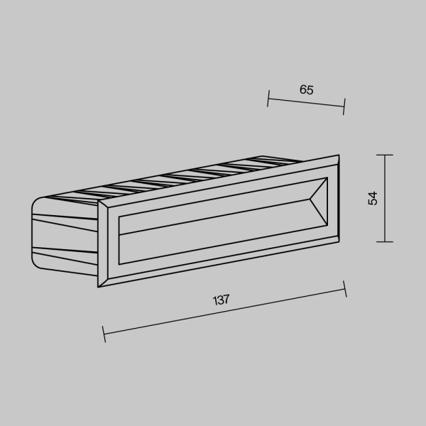 Подсветка для лестниц Outdoor O045SL-L5W3K