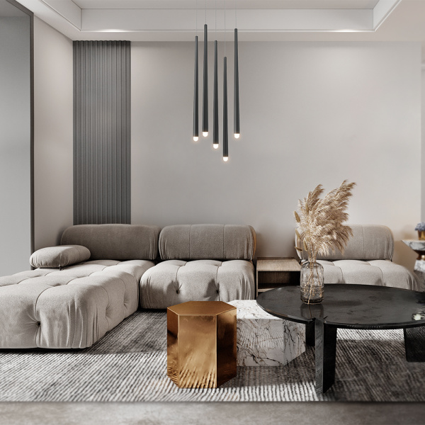 Подвесной светодиодный светильник Maytoni Cascade MOD132PL-L30BK