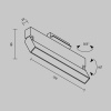 Трековый светильник Technical TR223-1-12WCCT-W-B