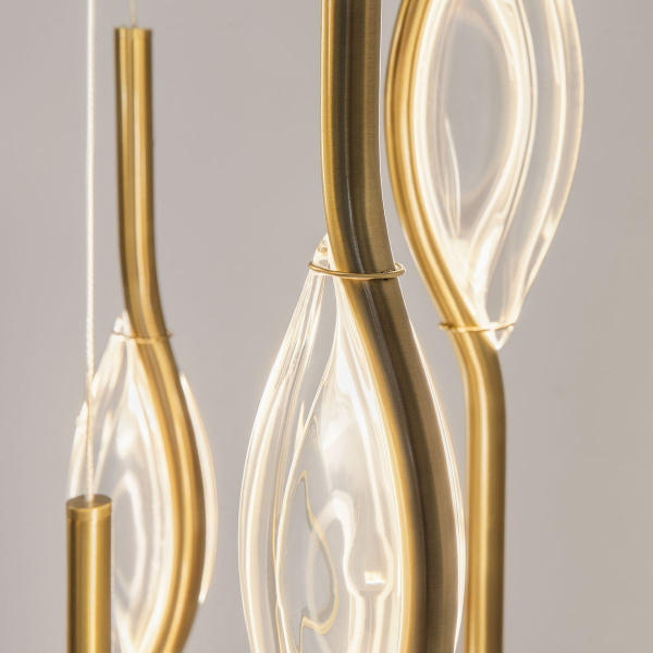 Подвесная светодиодная люстра Maytoni Foresight MOD347PL-L48BS3K