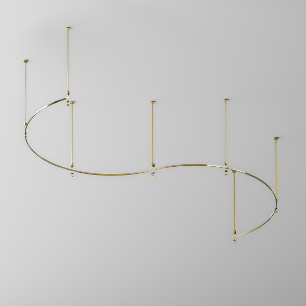 Шинопровод накладной/подвесной Technical TRX154-2SR-D1800-BS