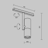 Трековый светильник Technical TR005-2-12W3K-B