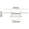Профиль Led Strip ALM011S-2M