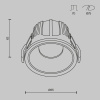 Встраиваемый светильник Technical DL043-01-15W3K-D-RD-WB