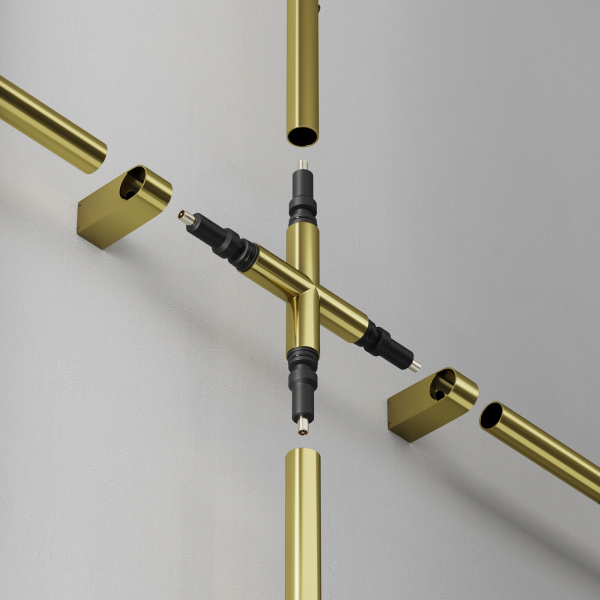 Комплектующие для систем освещения с токоведущими элементами Technical CA008TX-BS