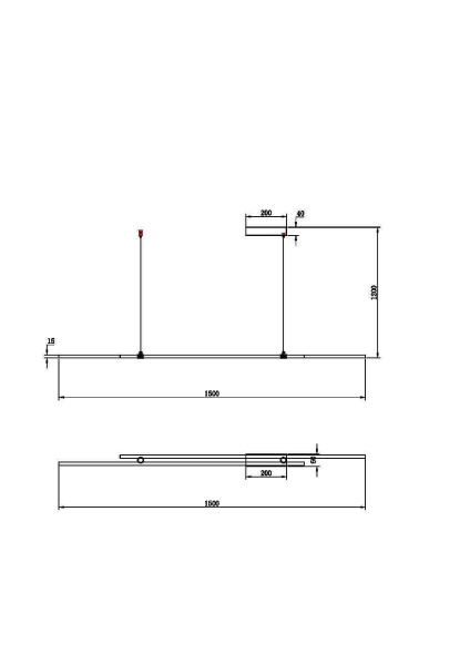 Подвесной светодиодный светильник Maytoni Halo MOD005PL-L48BSK
