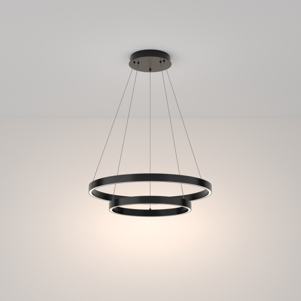 Подвесной светодиодный светильник Maytoni Rim MOD058PL-L55BK