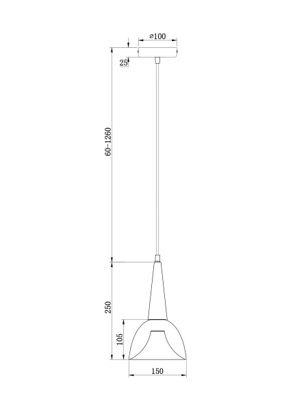 Подвесной светильник Freya FR8009PL-01GB