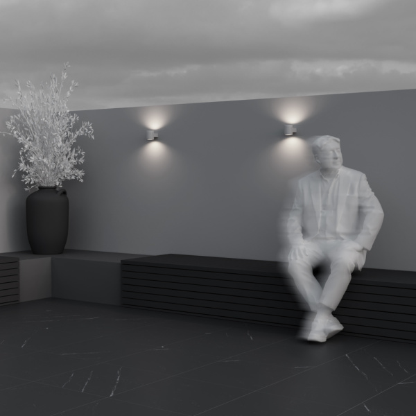 Настенный светильник (бра) Outdoor O490WL-L6W3K