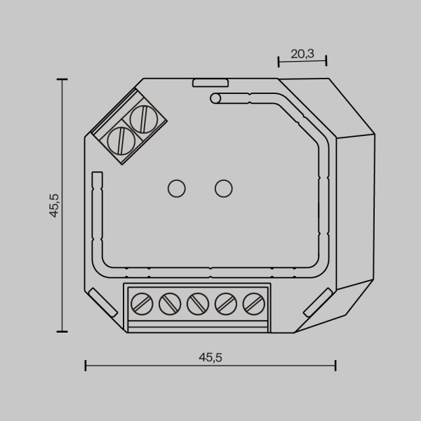 Диммер Lighting control 721019