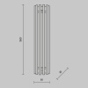 Настенный светильник (бра) Maytoni MOD410WL-L12BS3K