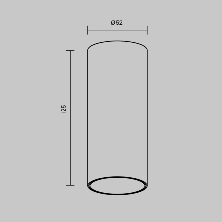 Потолочный светильник Technical C056CL-L12B2.7K-W-B