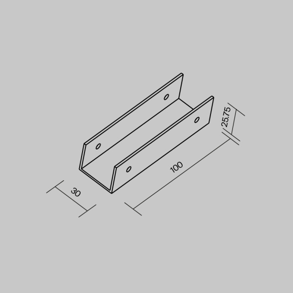Комплектующие для профиля Outdoor O-TR001-SC180