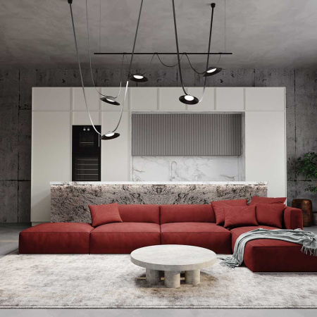 Подвесной светодиодный светильник Maytoni Technical Pendant system Parity Campana TR127B-12W3K-B