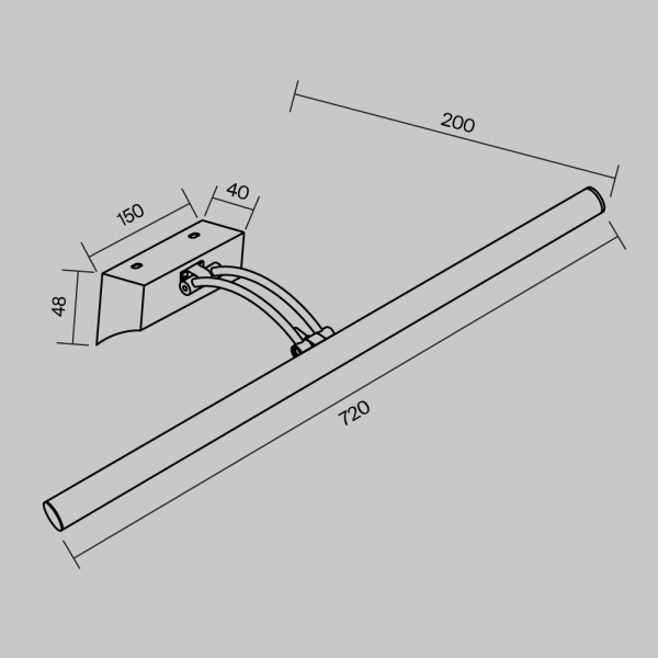 Подсветка для картин Maytoni Fino MIR003WL-L16CH