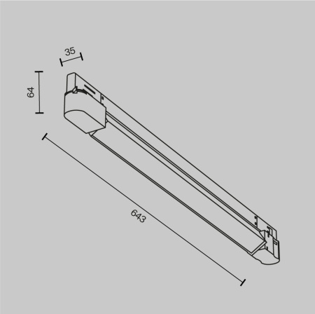 Трековый светильник Technical TR196-3-20W2.7K-B