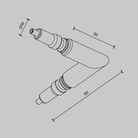 Комплектующие для систем освещения с токоведущими элементами Technical CA006EC-B