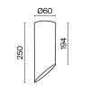 Потолочный светильник Technical C044CL-01-25GU10-B