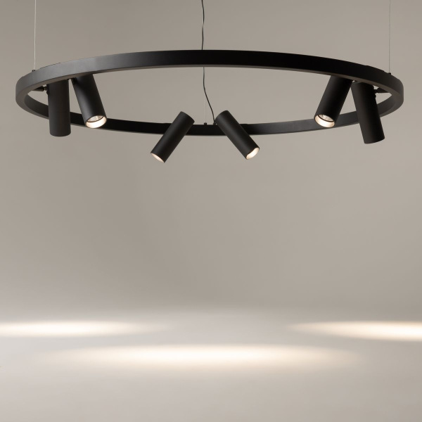 Подвесная светодиодная люстра Maytoni Satellite MOD102PL-L42BK