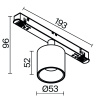 Трековый светильник Technical TR132-4-7W-DS-B