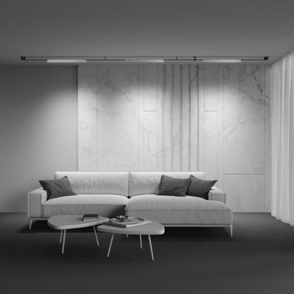 Подвесной светодиодный светильник Maytoni Technical Pendant system Parity Points TR128B-24W3K-M-W