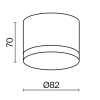 Потолочный светильник Technical C087CL-GX53-W